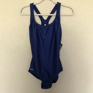 NWT Speedo One Piece Swimsuit Midnight Blue